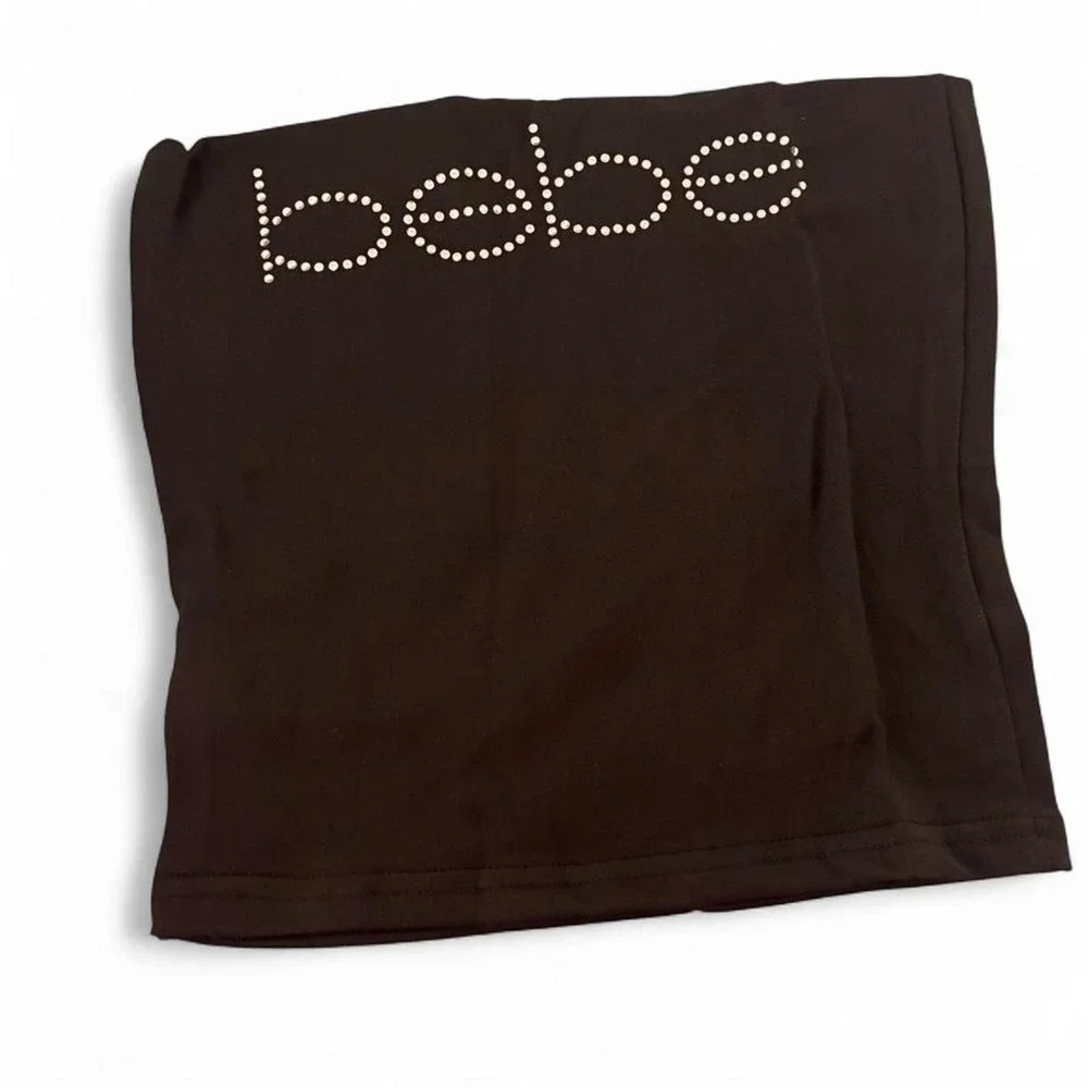 Iconic Y2K Bebe tube top